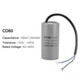 thumbnail image 2 of Unique Bargains 150uf AC 450V 50/60 Hz CD60 Motor Star Capacitor 4 Pack, 2 of 4