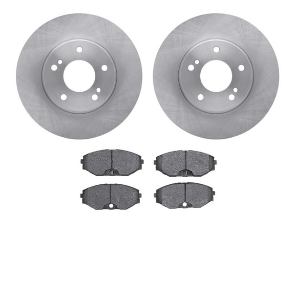 Dynamic Friction Company Front Brake Rotors with 5000 Advanced Brake Pads 6502-68026