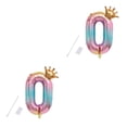 thumbnail image 3 of yingyy Party Balloon with Gradient Color Birthday Party Decor Aluminum Foil Balloon 32 Inch, Number 8 1 2PCS, 3 of 6
