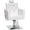 White, variant on BarberPub Classic Recliner Barber Chair Antique Hair Spa Salon Styling Beauty Equipment 3123