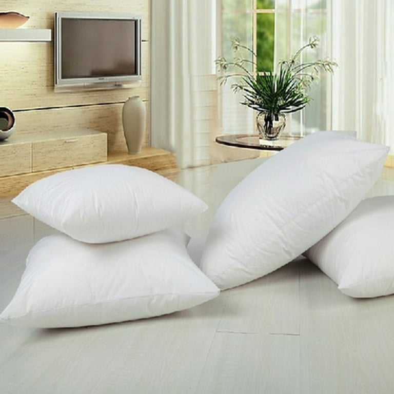 Soft And Comfortable White Pillow Insert For Bed Sofa And - Temu