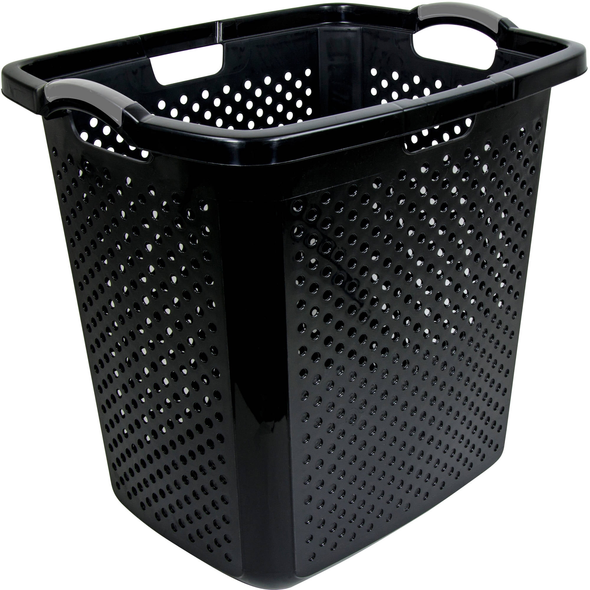 black laundry basket