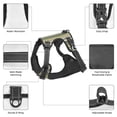thumbnail image 6 of Fuzoiu Colourful stripes Print Reflective Dog Harness,Adjustable, Breathable Pet Vest,Dog Harness No Pull,No Choke Pet Vest for Small, Medium, and Large Dogs-Large, 6 of 6