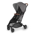 thumbnail image 1 of UPPAbaby Minu V2 Travel Stroller Lightweight, Portable Design One-Hand Fold Shoulder Strap and Leather Bumper Bar Included Greyson (Charcoal Mélange/Carbon Frame/Saddle Leather), 1 of 5