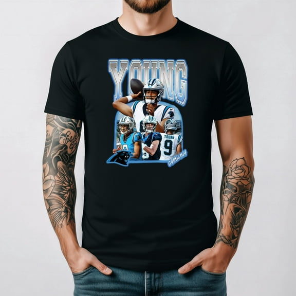 Bryce Young Vintage 90s Style Football Fan Gift Graphic Tee unisex up to 5XL