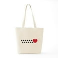 thumbnail image 6 of CafePress - Pawprint Hearts Tote Bag - Unisex Canvas Tote Bag, Beige, 1-Piece, 6 of 7