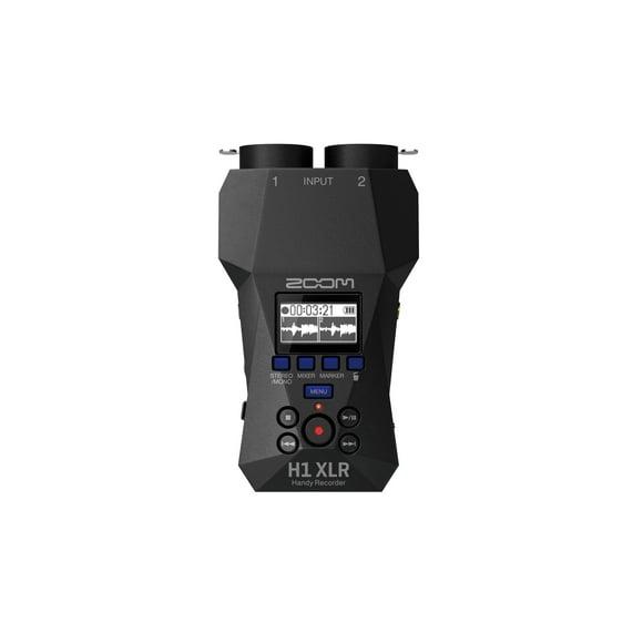 Grabador Zoom H1 XLR de 2 canales para músicos, cineastas y podcasters