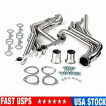 YIUIY Stainless Manifold Header For Chevy 283/302/305/307/327/350/400 Engines 64-74