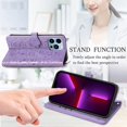 thumbnail image 2 of Feishell for Apple iPhone 16 Pro Max Cartoon Cute Wallet Case, Cat Dog Style Flip with ID Card Holder Premium PU Leather Cases with Wrist Strap, Magnetic Closure Folio Kickstand Phone Cover, Purple, 2 of 9