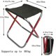 thumbnail image 2 of Taburete plegable para acampar, miniasiento plegable para silla de ocio al aire libre, 2 of 5