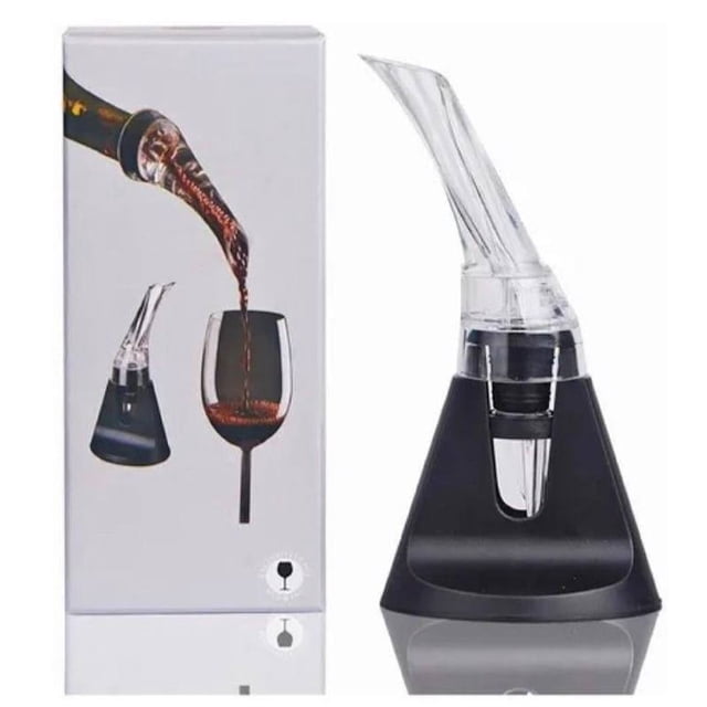 Aireador Tapón Decantador De Vinos Homehacks Vertedor Fino Con base NHPROMO1
