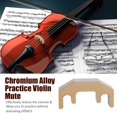 thumbnail image 2 of Violin Mute,High Quality Professional Chromium Musical Instruments Accessory Violin Accessory Streamlined Design, 2 of 8