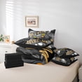 thumbnail image 6 of Castle Fairy Abstract Video Game Twin Bedding Sets,Black Gamepads Bedding Comforter Set, 6 of 8