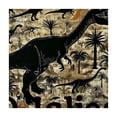 thumbnail image 4 of WYYP Dinosaur Cave Painting Square Table Cloth 100% Polyester Fiber 40*40, 4 of 8