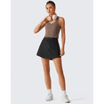 thumbnail image 6 of G4Free Drawstring Golf Skirts for Women - 15" Athletic Curved Hem Tennis Skort Casual Skorts Inner Shorts with Ball Pocket, 6 of 7