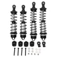 thumbnail image 2 of RC  Set, Aluminum Alloy High Elasticity Rustproof Front Rear Suspension Damper Strong Strength Wear Resistant  For ARRMA 1/7 MOJAVE 1/8 Kraton Red,Black, 2 of 8