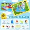 thumbnail image 6 of Adnoom 12-in-1 Bounce House with 480W Blower, Inflatable Water Slide for Big Kids, Jumping Castle with Dual Pools, Water Cannon, Basketball Hoop & Obstacle Crossing, Water Park for Backyard, 6 of 9