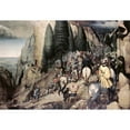 thumbnail image 3 of Bruegel the Elder, Pieter 14x11 Black Modern Framed Museum Art Print Titled - The Conversion of Saint Paul, 3 of 5