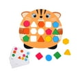thumbnail image 1 of BELOVING Shape Matching Game Basic Skills Activity Toy for Ages 2~4 Kids Holiday Gift Orange, 1 of 10