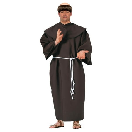 Adult Plus Size Monk Halloween Costume