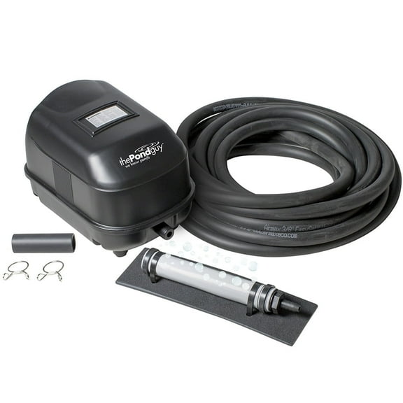 The Pond Guy Pond Aerator 1, Water Garden Aeration Kit: Diaphragm Compressor, Air Line & Diffuser 