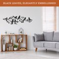 thumbnail image 6 of Keyohome Metal Bird Wall Art Decor Birds on The Branch Decor Metal Sculpture Silhouette Ornament Branch Wall Hanging Sign for Balcony Garden Home,2Pcs,Black, 6 of 8