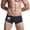 Dark Blue, variant on Mens Swim Trunks Stripe Trunks Brand Breathable Nylon Briefs Swimming Swimwear Bathing Suit