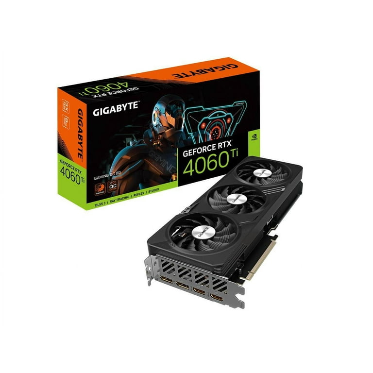 GIGABYTE GeForce RTX 4060 Ti GPU, 8GB GDDR6, 3x WINDFORCE GIGABYTE GeForce RTX 4060 Ti GPU, 8GB GDDR6, 3x WINDFORCE