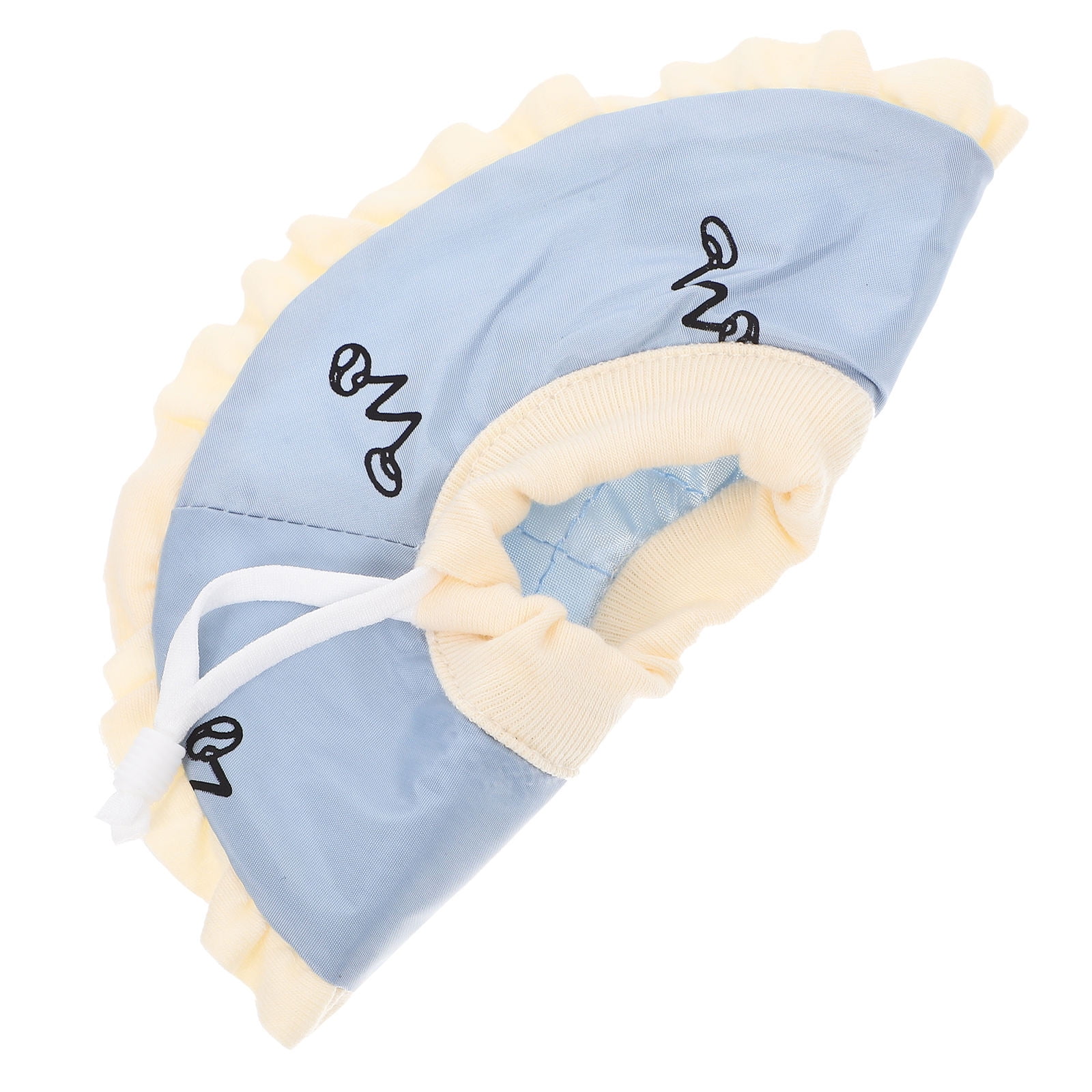 Milisten Sky-Blue Small Pet Protection Collar Breathable Soft Cloth for Hamster Recovery