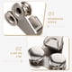thumbnail image 4 of ColoMX Zapatos de bota de metal de 20 piezas de 20 piezas DIY HOPA DE CAPACIÓN Hebillas DIY Handicrafts, 4 of 8