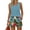 Blue, variant on Sewkxo Two Piece Sets for Women Summer Lounge Short Sets Tank Square Neck Sleeveless Sweat Suit With Pockets,Blue 2XL