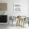 thumbnail image 2 of Stupell Industries Kitchen Gathering Sign Minimal Sit Talk Laugh Phrase, 30 x 40, Designed by Daphne Polselli, 2 of 6