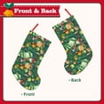 thumbnail image 2 of Lsque Vegan Pattern 18 Inch Christmas Stockings, Festive Holiday Stocking for Christmas Decorations Holiday Decor, 2 of 8