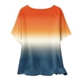 thumbnail image 4 of Plebaso Hauts d'Été pour Femmes Manches Courtes Col Rond T-Shirts Confortables Blouses Amples pour Femmes, 4 of 5
