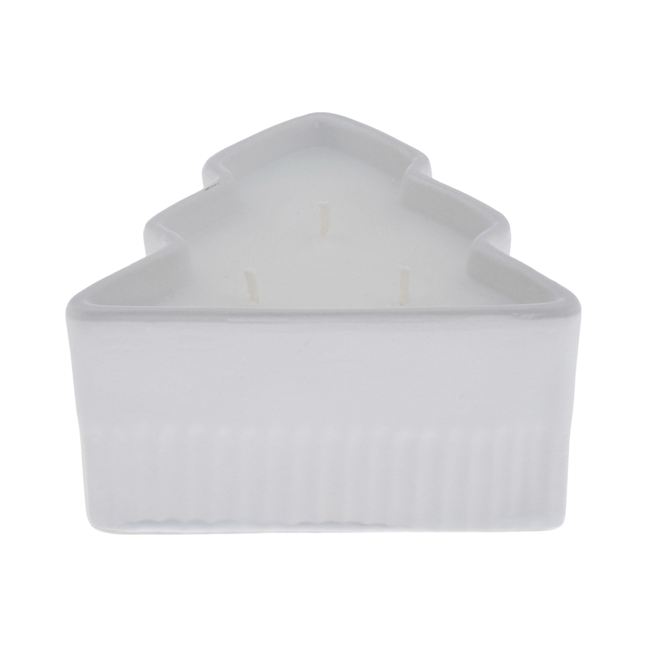 Better Homes & Gardens Cashmere Teak Scented 3 Wick Ceramic Tree Dish Candle 10oz