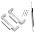 thumbnail image 3 of 2 Pieces Watch Strap Adapters Band Connectors Connection Kit Converts 16mm to 22mm for -110 M5610 GLS-8900, 3 of 7