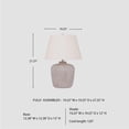 thumbnail image 6 of Signature Design by Ashley Danry Distressed Cream Table Lamp, Metal Base with Fabric Shade, 3-Way Switch, 6 of 6