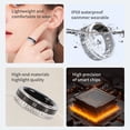 thumbnail image 3 of Smart Ring Health Fitness Tracker Actualizado, Anillo De Fitness, Anillos De Salud Para Mujeres Y Hombres Parejas IP68 5.1 Anillo De Conteo De Pasos Deportivo Con, 3 of 7