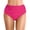 RR Hot Pink, variant on Womens High Waist Period Friendly Triangle Bikini Bottoms Ruched Tummy Control Swimsuit Bottom XXL
