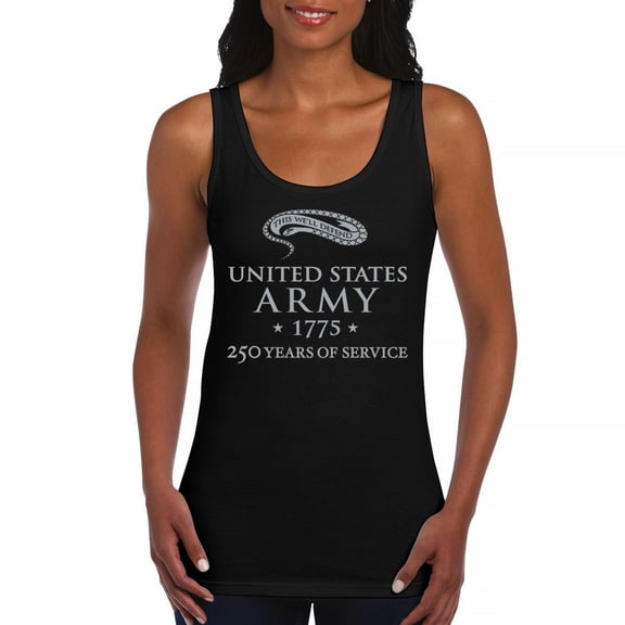 US Army 250 Years of Service Women's Tank Top Military Veteran DD214 Patriot