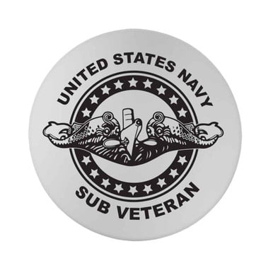

Navy Submarine Badge Veteran Sandstone Coaster