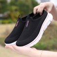 thumbnail image 6 of ibiyuan Orthopedic Dress Sneakers Women Mesh Knitted Wide Walking Shoes for Women Adjustable Upper Non- Sole Women's Fashion Sneakers Lightweight Hands Free Womens Mary Jane Shoes Barefoot Shoe, 6 of 8