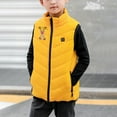 thumbnail image 5 of IROINNID Heated Vest Heated Jacket Children Boys Girls Outwear USB Electric Heated Lightweight Rechargeable Heating Waistcoat Down Jacket Coat Deals, Battery Not Included, 5 of 7