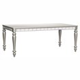 thumbnail image 4 of Topline Home Furnishings Table de salle à manger sophistiquée en argent, 4 of 5