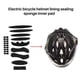 thumbnail image 5 of 2 Pack Universal Cycling Replacement Sponge Pads Set Helmet Cushions Kit for Bike Cycling Motorcycle Helmet, 5 of 5