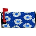 thumbnail image 5 of Coolnut Mailbox Cover Beautiful Daisies On Blue Post Mail Box Cover Magnetic Mail Wraps Cover Oversize 25.4" L x 20.78" W, 5 of 5