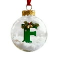 thumbnail image 4 of Adorno Navideo De Bola Con Letras, De Cristal, 10 Cm, Transparente, Para Decorar Rboles De Navidad, Coronas, Decoracin Invernal Del Hogar, Paquete De 6, UKHBMC, 4 of 9