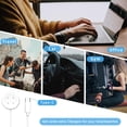 thumbnail image 5 of KOMI [2-Pack] Charger Compatible for Google Pixel Watch 2 / Fitbit Ace LTE Replacement Charging Cable. (3.3Ft/100cm) [Not for Pixel Watch 1] (White, Type-C), 5 of 7