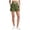 Army Green, variant on RYRJJ Womens Athletic Ribbed Sweat Shorts Summer Casual High Waisted Drawstring Gym Running Workout Shorts with Pockets(Army Green,L)