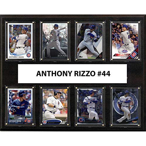C & I Collectables 1215RIZZO8C MLB Plaque 12"x15 Pouces Anthony Rizzo New York Giants 8 Cartes